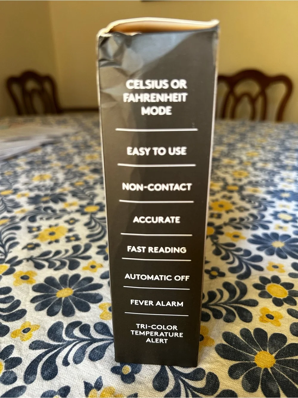 Non-Contact Infrared Forehead Thermometer — White